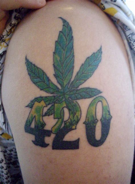 420 tattoo ideas|weed leaf tattoo outline.